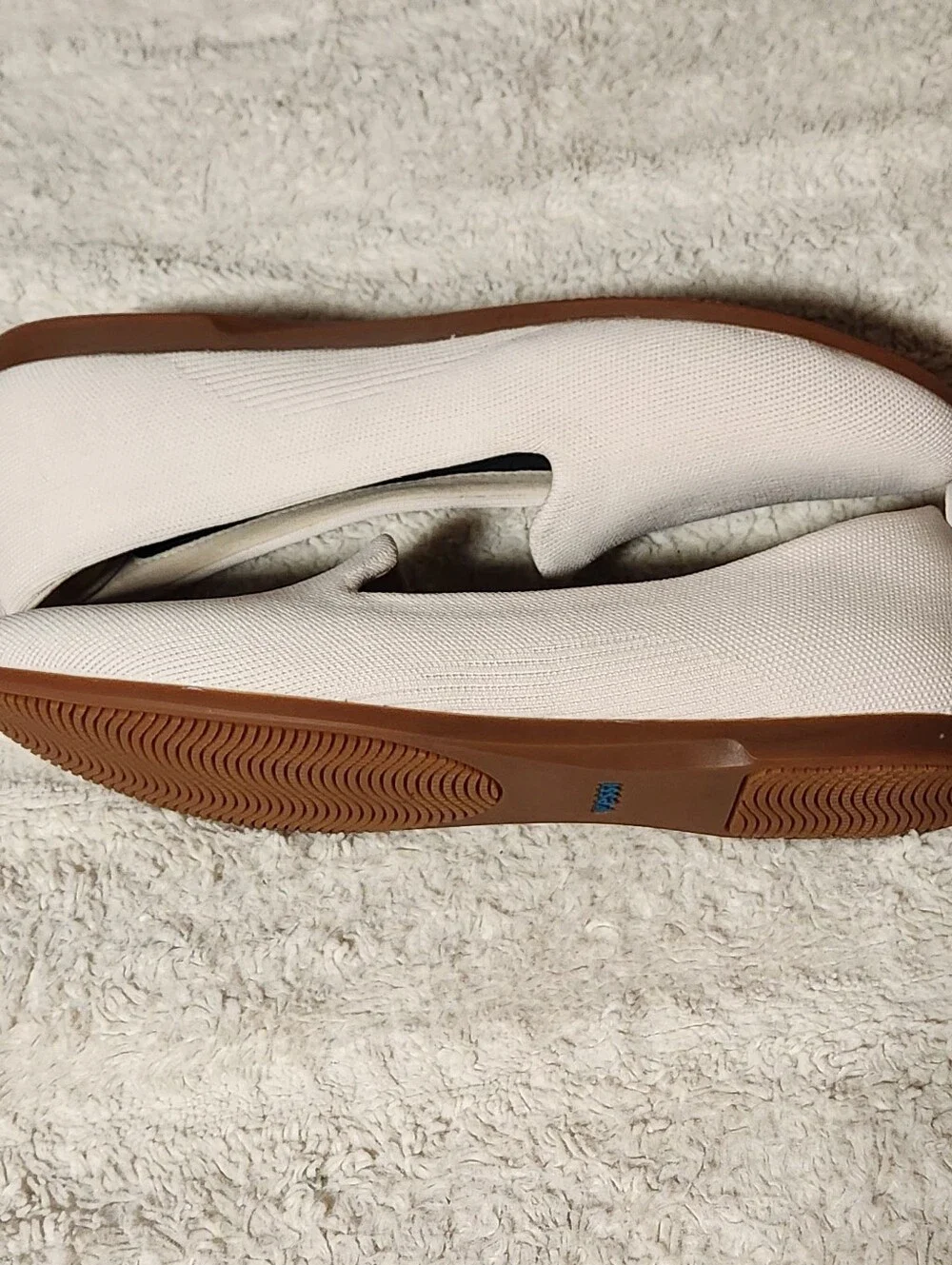 Vessi Market Flat Womens Size 11 Cream Trail Shore Waterproof Loafers EUC - Picture 10 of 12